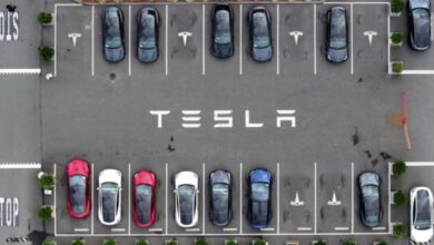 Tesla Parking Lot