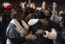 Black Pastors hold vigil for victims in Walmart shooting Black Pastors hold vigil for victims in Walmart shooting