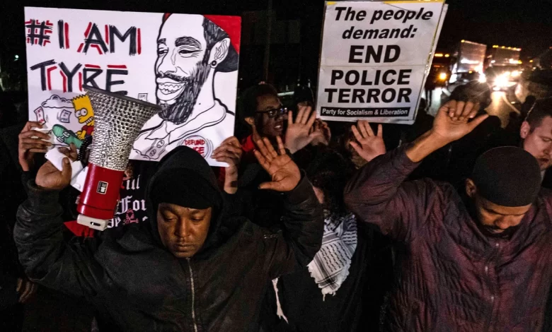 After the Memphis police killing of Tyre Nichols, protests erupted across the United States. After the Memphis police killing of Tyre Nichols, protests erupted across the United States.