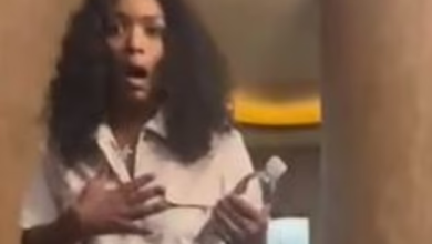 Slater Vance son of Angela Basset and Courtney Vance participates in prank on Tik Tok
