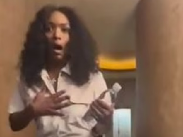 Slater Vance son of Angela Basset and Courtney Vance participates in prank on Tik Tok Slater Vance son of Angela Basset and Courtney Vance participates in prank on Tik Tok