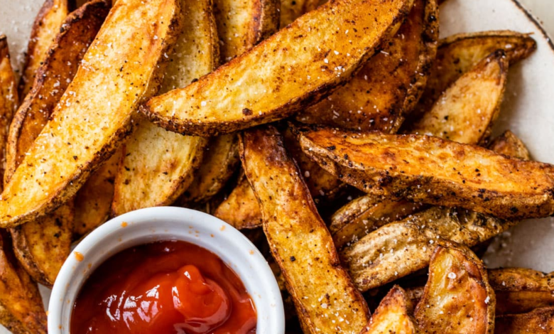 Crispy Air Fryer Potato Wedges Easy to make! Crispy Air Fryer Potato Wedges Easy to make!