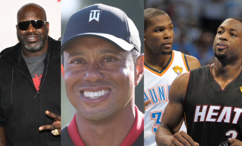 Shaquille O’Neal, Kevin Durant, and Dwayne Wade Invest in Tiger Woods Sports Media Company Shaquille O’Neal, Kevin Durant, and Dwayne Wade Invest in Tiger Woods Sports Media Company