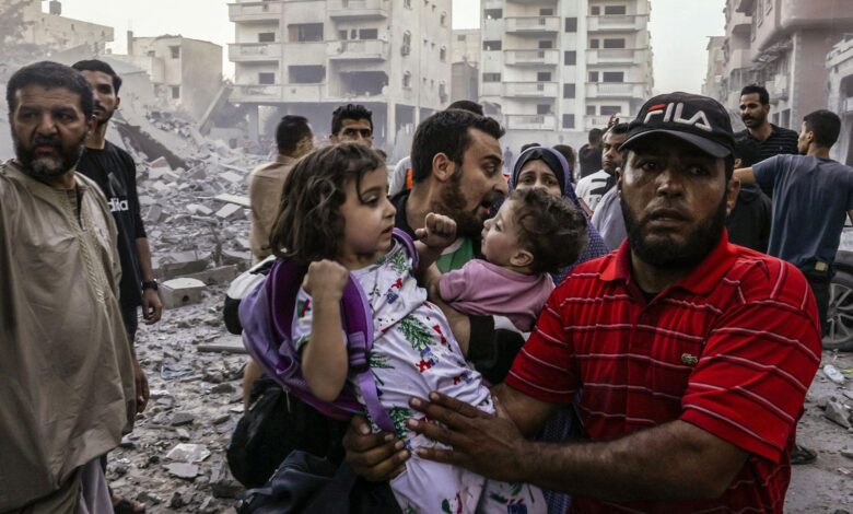 Gaza Humanitarian Crisis Escalates Amidst Israeli-Hamas Conflict Gaza Humanitarian Crisis Escalates Amidst Israeli-Hamas Conflict