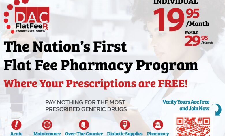 Flat Fee RX: Transforming Healthcare with Complimentary Generic Medications Flat Fee RX: Transforming Healthcare with Complimentary Generic Medications