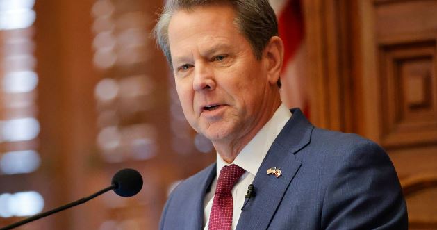 Georgia Governor Brian Kemp Critiques Increasing Political Nature of Trump Case Georgia Governor Brian Kemp Critiques Increasing Political Nature of Trump Case