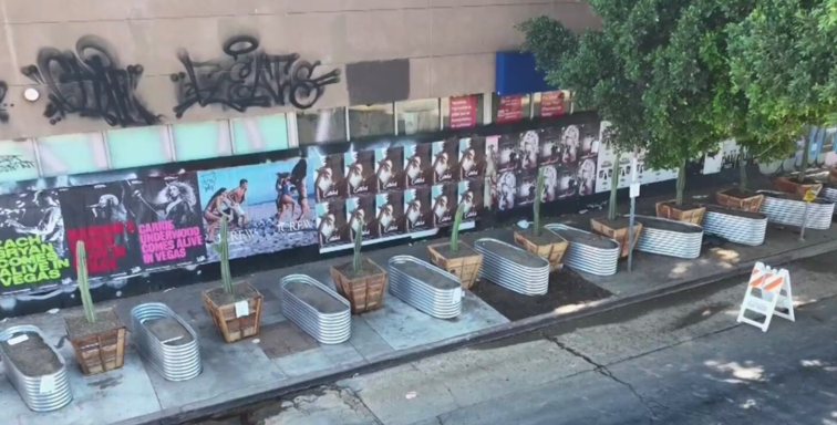 Hollywood Recording Studio Owner Puts Planters Used to Deter Homeless Encampment Back Up Hours After Removal by City Hollywood Recording Studio Owner Puts Planters Used to Deter Homeless Encampment Back Up Hours After Removal by City