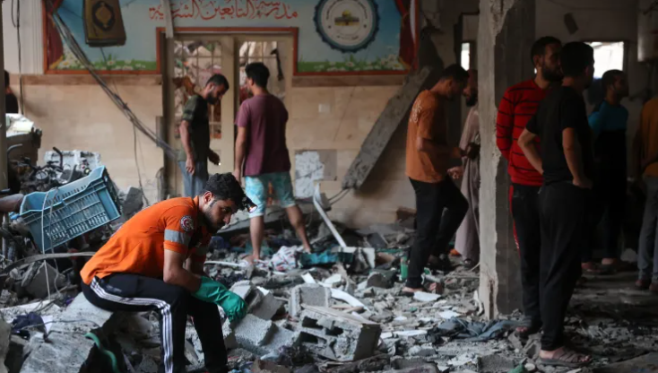 Gaza School Strike Kills Over 100 Amid Rising Tensions Gaza School Strike Kills Over 100 Amid Rising Tensions