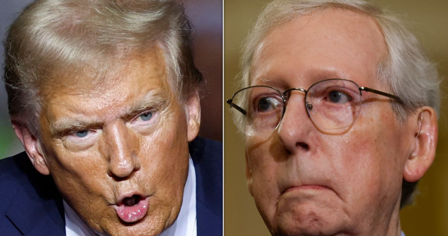 Trump Criticizes Mitch McConnell’s Endorsement as ‘Disgrace’ Despite Support Trump Criticizes Mitch McConnell’s Endorsement as ‘Disgrace’ Despite Support