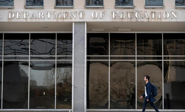 Democratic states sue to block Trump’s layoffs at Education Department Democratic states sue to block Trump’s layoffs at Education Department