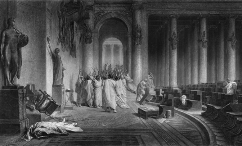 March 15, Julius Caesar assassinated on ‘ides of March’