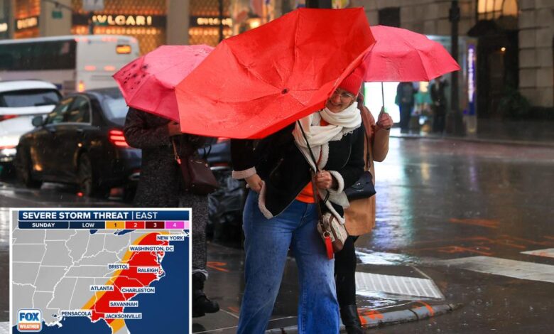 NYC to be hit with heavy rain, 50 mph winds NYC to be hit with heavy rain, 50 mph winds