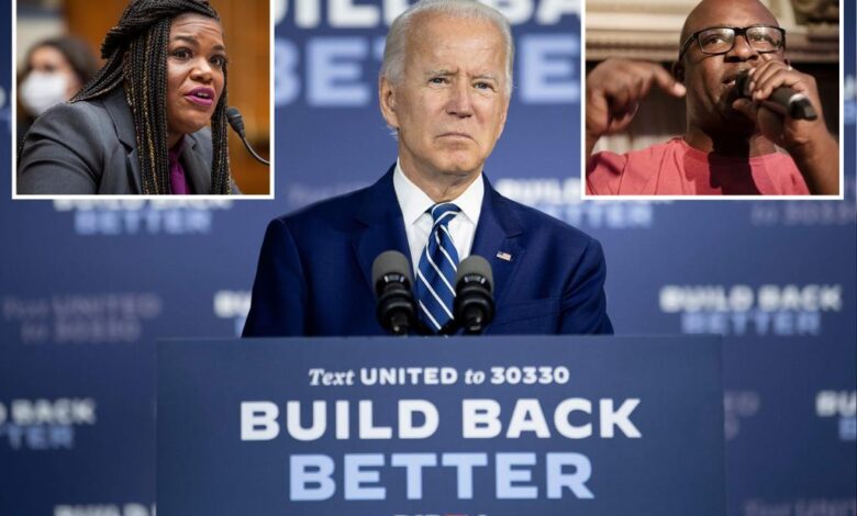 Ousted Squad Reps. Cori Bush, Jamaal Bowman claim Dems wanted T in spending for doomed Build Back Better bill Ousted Squad Reps. Cori Bush, Jamaal Bowman claim Dems wanted T in spending for doomed Build Back Better bill