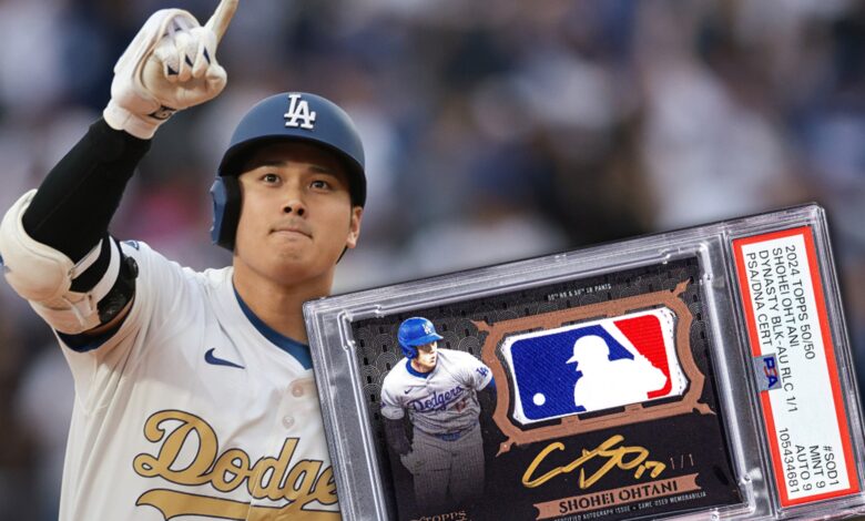 Shohei Ohtani’s Signed 50/50 Card With Game-Worn Patch Sells For Record .067M