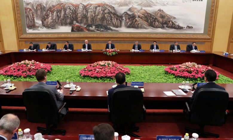 Xi Jinping Meets Global Business Leaders Amid Trade Tensions Xi Jinping Meets Global Business Leaders Amid Trade Tensions
