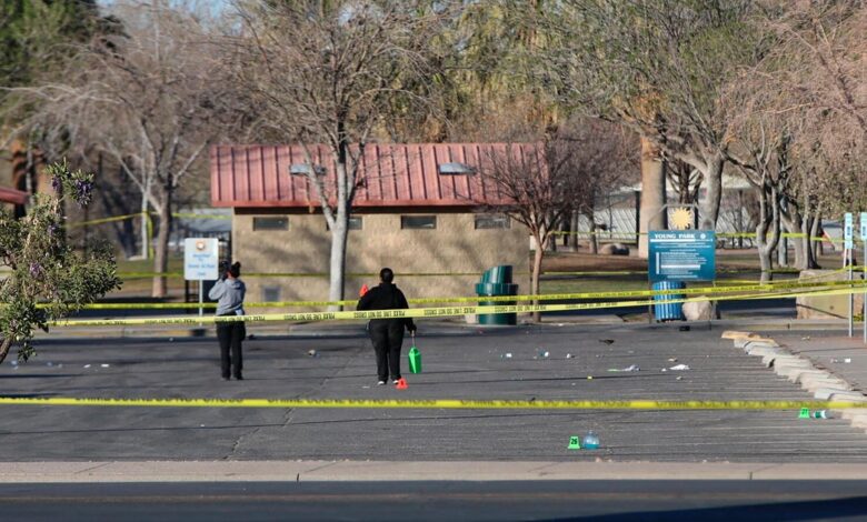 4 arrested in shooting at New Mexico park that killed 3, injured at least 15 4 arrested in shooting at New Mexico park that killed 3, injured at least 15