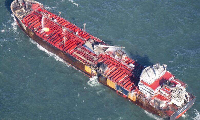 Russian captain of ship that collided with U.S. tanker charged with manslaughter Russian captain of ship that collided with U.S. tanker charged with manslaughter