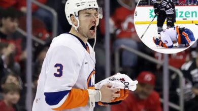 Adam Pelech back with Islanders after recovering from ugly illegal check to head