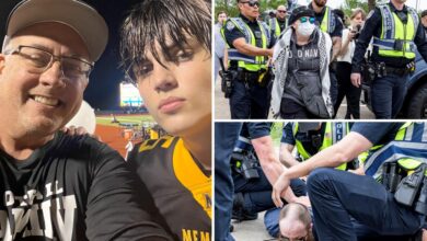 Austin Metcalf’s dad trashes ‘Protect White Americans’ protesters who held rally for slain teen: ‘They don’t give a s–t about my family’