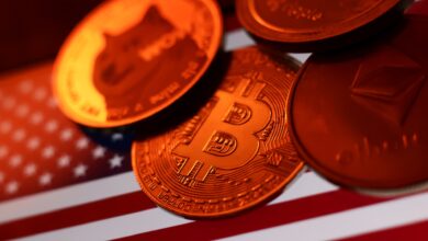 Bitcoin drops Sunday evening as cryptocurrencies join global market rout