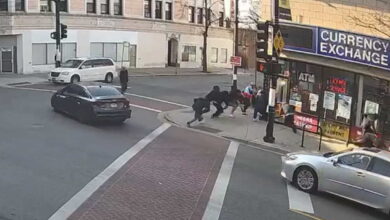 Drive-by shooting caught on video near North Side CTA station, 3 injured