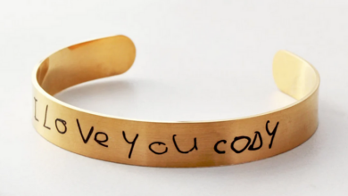Just in Time for Mother’s Day – Gift Custom Handwriting Bracelet from Etsy