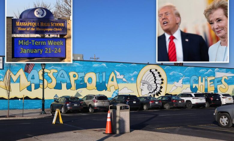 Feds launch NY race discrimination probe after Trump backs Massapequa Chiefs name Feds launch NY race discrimination probe after Trump backs Massapequa Chiefs name