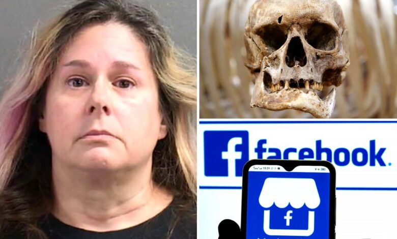 Florida woman charged with buying and selling human bones on Facebook Marketplace Florida woman charged with buying and selling human bones on Facebook Marketplace