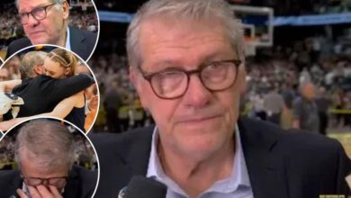 Geno Auriemma fights back tears in interview after UConn’s national championship win