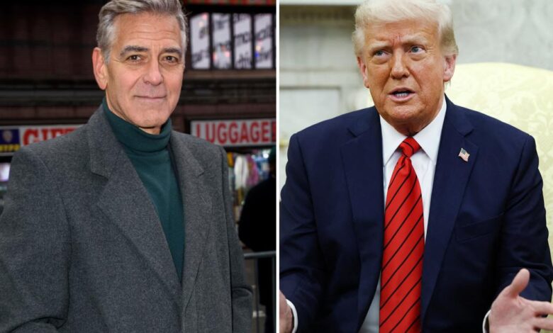 George Clooney doesn’t care if Trump calls him a ‘fake movie actor’