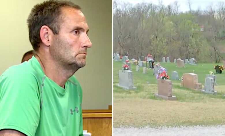Gravedigger desecrated grave of child, coffin rolled down hillside: cops Gravedigger desecrated grave of child, coffin rolled down hillside: cops