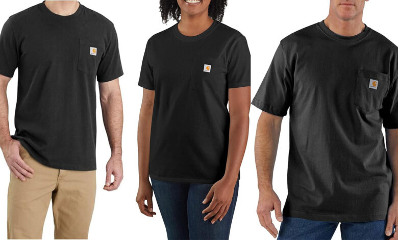 I wear this Carhartt t-shirt every day and I’m stocking up on them during this rare Amazon deal
