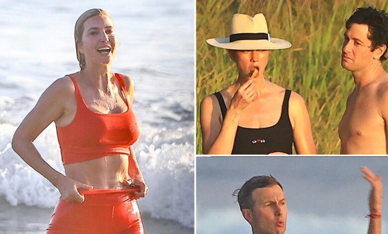 Ivanka Trump Gallivants Around Beach in Swimsuits with Model Karlie Kloss