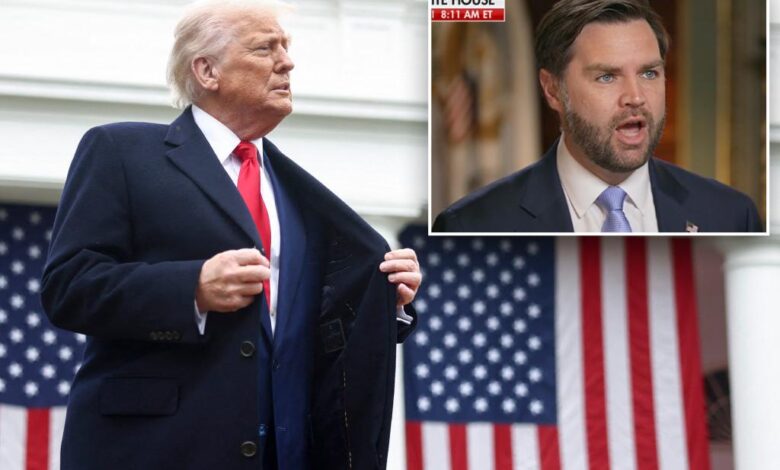 JD Vance suggests he could run for president in 2028 — but only after consulting with Trump