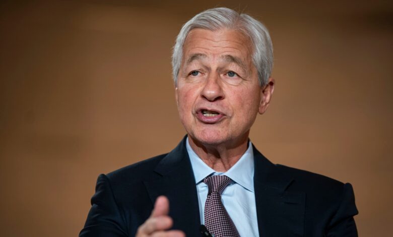 Jamie Dimon says Trump tariffs will boost inflation, slow U.S. economy
