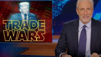 Jon Stewart Slams the Right for Downplaying Trump’s Widespread Tariffs