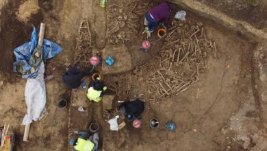 Mass grave of over 120 Roman soldiers found under soccer field