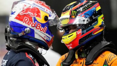 Max Verstappen starts on pole for F1’s Saudi Arabian Grand Prix alongside Oscar Piastri