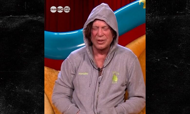 Mickey Rourke Gets Formal Warning on ‘Celebrity Big Brother’ for Gay Slur