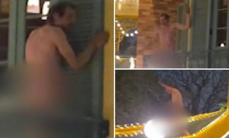 Naked Canadian wacko arrested at Disneyland after scaring visitors Naked Canadian wacko arrested at Disneyland after scaring visitors