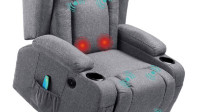 Power Lift Recliner Chair with Massage, Heat & USB Port