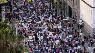 Thousands Protest Against Donald Trump Across US