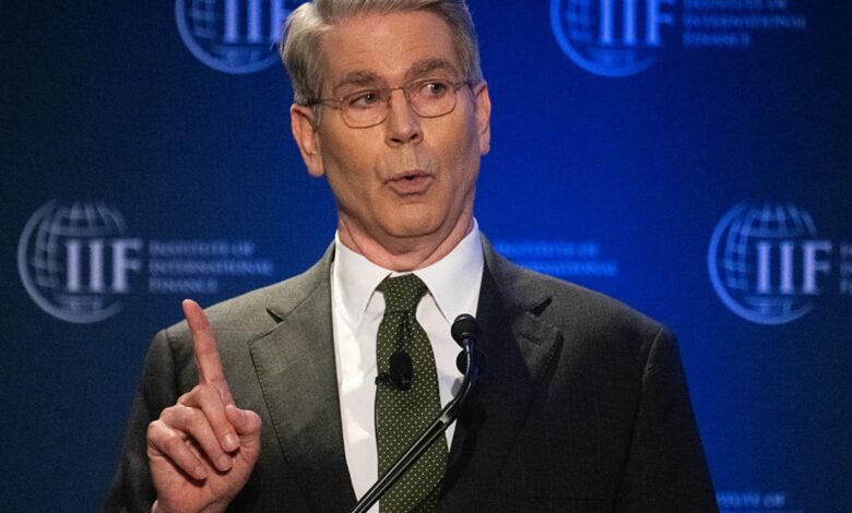 Treasury Secretary Bessent says it’s up to China to de-escalate trade tensions Treasury Secretary Bessent says it’s up to China to de-escalate trade tensions