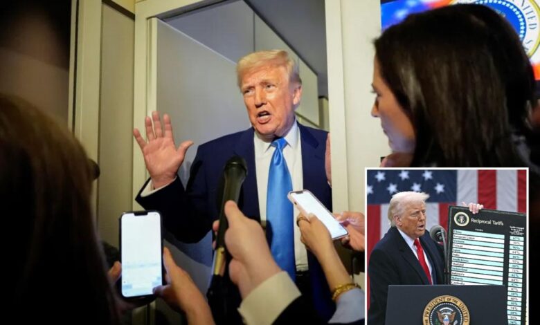 Trump stands by far-reaching tariffs, calling them ‘beautiful thing to behold’ as stock futures plummet Trump stands by far-reaching tariffs, calling them ‘beautiful thing to behold’ as stock futures plummet