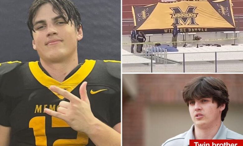 Twin brother of Austin Metcalf, fatally stabbed Texas high school football star, claims they never met suspect