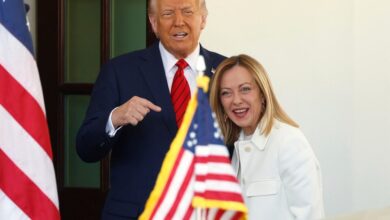 Italy’s Giorgia Meloni meets with Trump at the White House amid EU anxiety