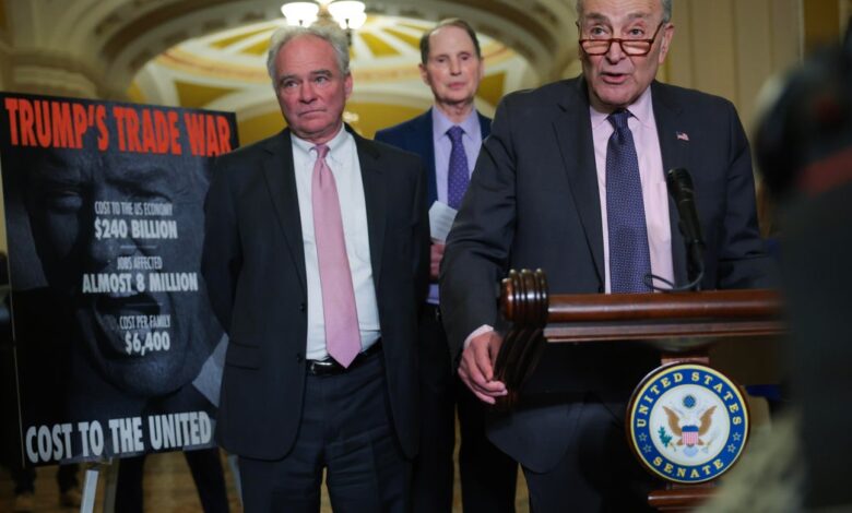 Senate Democrats to force vote to block Canada tariffs as Trump puts pressure on GOP Senate Democrats to force vote to block Canada tariffs as Trump puts pressure on GOP