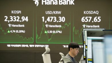 Overseas financial markets and U.S. futures rebound somewhat after wild day on Wall Street
