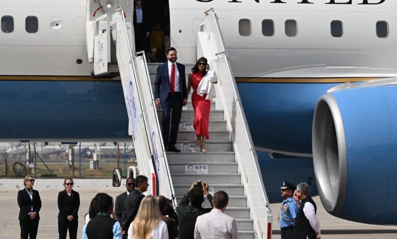 Vance, Modi set to meet in India with Trump’s tariffs expected to take center stage