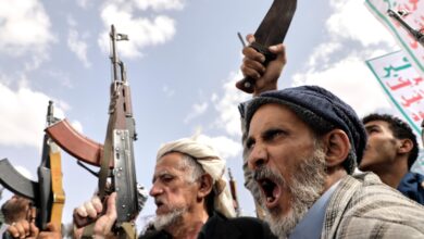 US strikes kill 8 in Yemen’s capital, Houthi rebels say